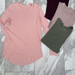 “Aerie” Real Soft, Women’s Ribbed Long Sleeve Shirts, Size S
